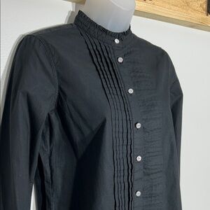 Women’s GAP Black Button Down Blouse NWT